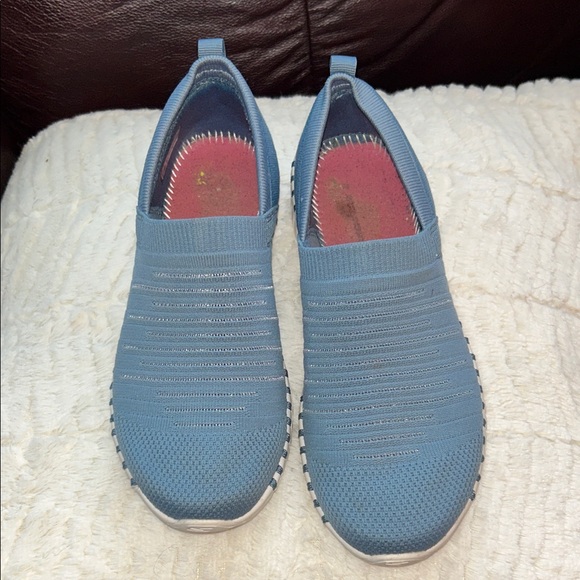 Skechers Shoes - Sketchers Women's Blue Slip-On Sneakers Size 7 Gently used